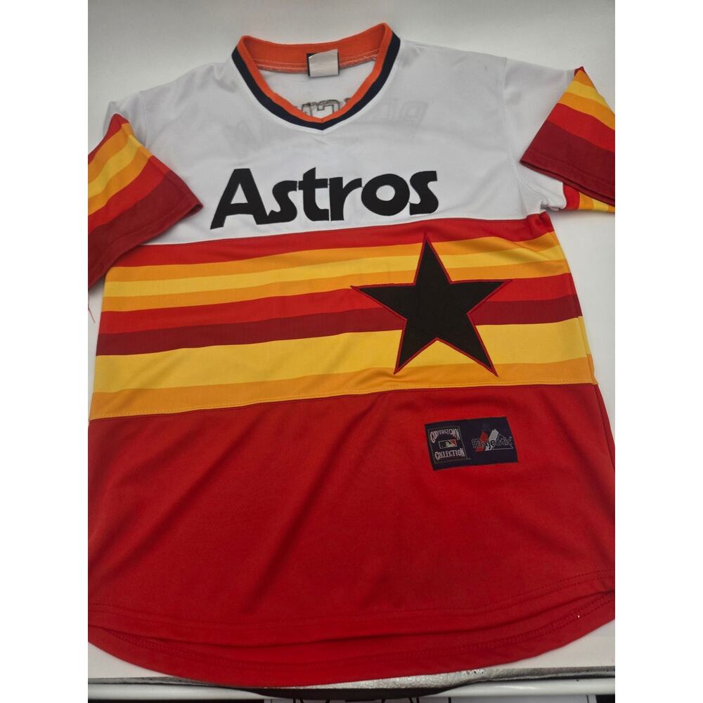 Majestic Alex Bregman #2 Houston Astros Rainbow Jersey Mens Large